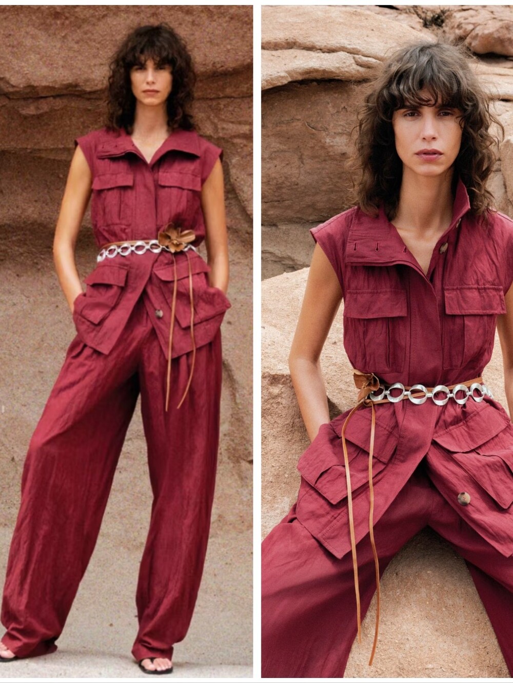 MANGO Vest/pants Set